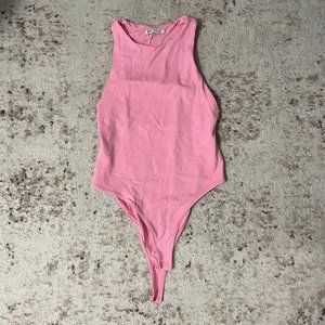 Zara Halterneck Bodysuit - Pink/Medium